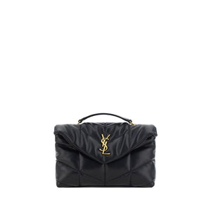 Saint Laurent Black Lamb Ovis Aries Aries Shoulder Bag