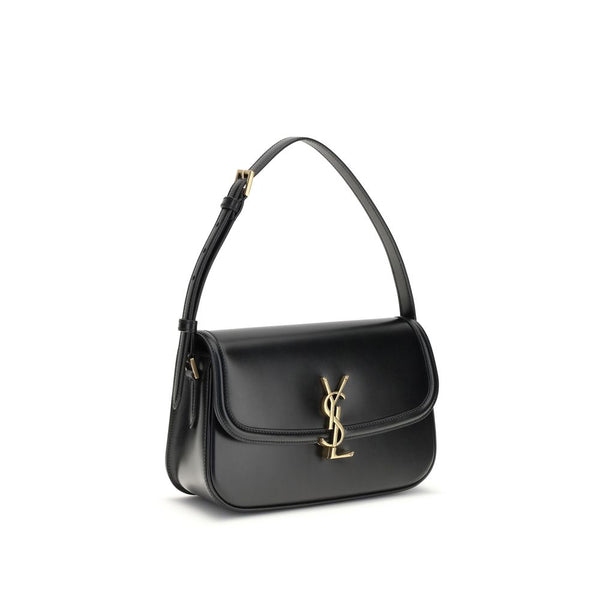 Saint Laurent Black Calf Leather Bos Taurus Shoulder Bag