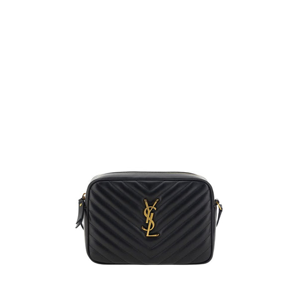 Saint Laurent Black Calf Leather Bos Taurus Shoulder Bag