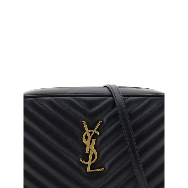 Saint Laurent Black Calf Leather Bos Taurus Shoulder Bag