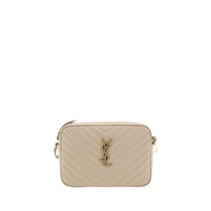 Saint Laurent Beige Calf Leather Bos Taurus Shoulder Bag