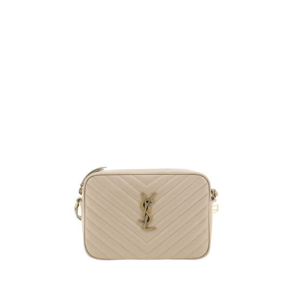 Saint Laurent Beige Calf Leather Bos Taurus Shoulder Bag