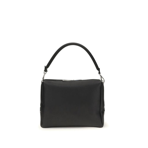 Fendi Black Calf Leather Bos Taurus Shoulder Bag