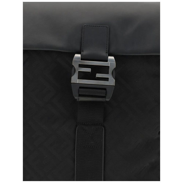 Fendi Black Nylon Shoulder Bag