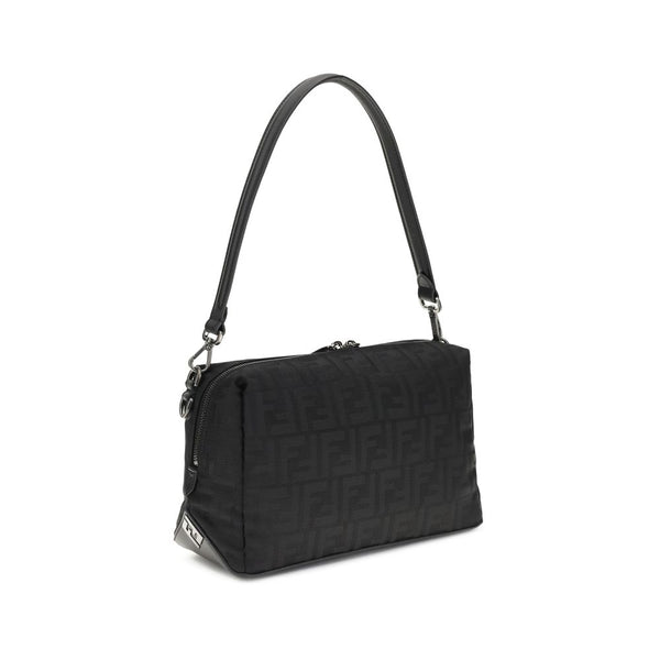 Fendi Black Nylon Shoulder Bag